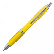 Długopis plastikowy MOSCOW - żółty