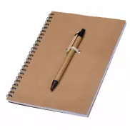 Notes A5 z długopisem KENTWOOD - brązowy