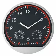 Zegar ścienny plastikowy BAGIO - czerwony