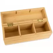 Pudełko na herbatę DAMASKUS - brązowy
