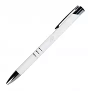 Długopis metalowy ASCOT - biały