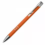 Długopis metalowy soft touch NEW JERSEY - pomarańczowy