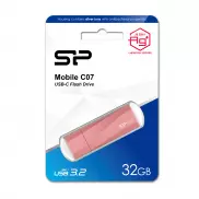 PENDRIVE SILICON POWER MOBILE - C07 3,2 32GB - różowy