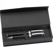 Zestaw piśmienny długopis i pióro kulkowe KARLOVAC - czarny