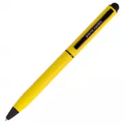 Długopis metalowy touch pen, soft touch CELEBRATION Pierre Cardin - żółty