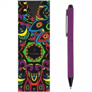 Długopis metalowy touch pen, soft touch CELEBRATION Pierre Cardin - fioletowy