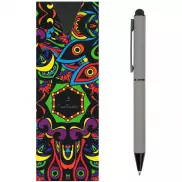 Długopis metalowy touch pen, soft touch CELEBRATION Pierre Cardin - szary