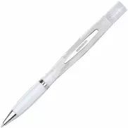 Długopis plastikowy z rozpylaczem CHARLEROI - biały