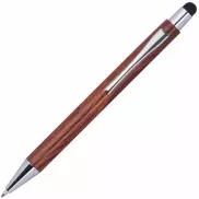 Długopis drewniany touch pen BILZEN - brązowy