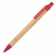 Długopis bambusowy HALLE - czerwony
