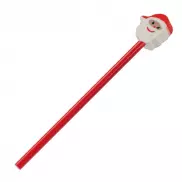 Ołówek z gumką DEER - czerwony