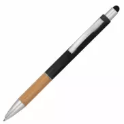 Długopis plastikowy touch pen TRIPOLI - czarny