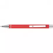 Długopis metalowy półżelowy ALMEIRA - czerwony