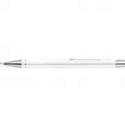 Długopis metalowy półżelowy ALMEIRA - biały