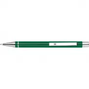 Długopis metalowy półżelowy ALMEIRA - zielony