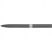 Długopis aluminiowy żelowy HUELVA - ciemnoszary