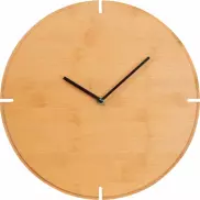 Zegar ścienny bambusowy HAMPTON - beżowy