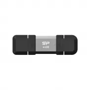 Pendrive Silicon Power Mobile - C51 3.2, 64GB - czarny