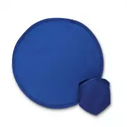 Nylonowe, składane frisbee - niebieski