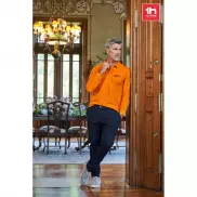 THC BERN. Męska koszulka polo z długim rękawem z bawełny zgrzebnej - Granatowy - XL