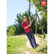 THC ADAM KIDS. Bawełniana koszulka polo z krótkim rękawem dla dzieci (unisex) - Ciemny granat - 4