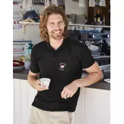 Polo z włókien mieszanych - white