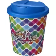 Brite-Americano® Espresso 250 ml tumbler with spill-proof lid, biały, niebieski