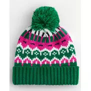 Retro Ski Beanie - alpine lodge