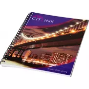 Notatnik Desk-Mate® w formacie A5 z przedziałką, 50 pages, biały, czarny