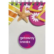 Notatnik Desk-Mate® w formacie A7 z przedziałką, 50 pages, biały, czarny