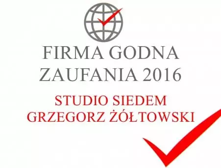 STUDIO SIEDEM GRZEGORZ ŻÓŁTOWSKI – FIRMA GODNA ZAUFANIA